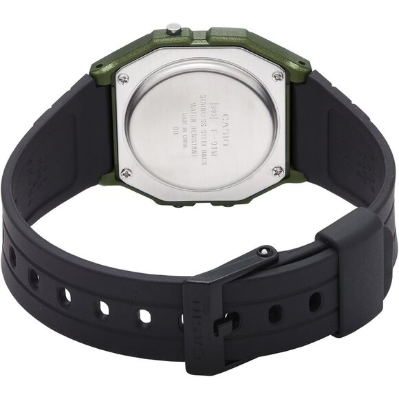 ⚡Men's F-91WM-3ACF Classic Digital Display Quartz Black Watch Resin Daily Alarm - Picture 2 of 4
